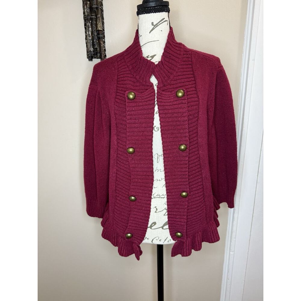 Decree Red Womens Cardigan/Sweater Size XXL Fits XL